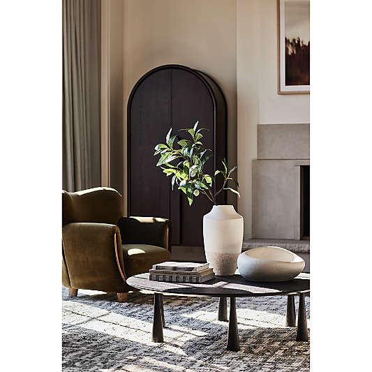 Annie 38" Charcoal Brown Storage Cabinet by Leanne Ford
