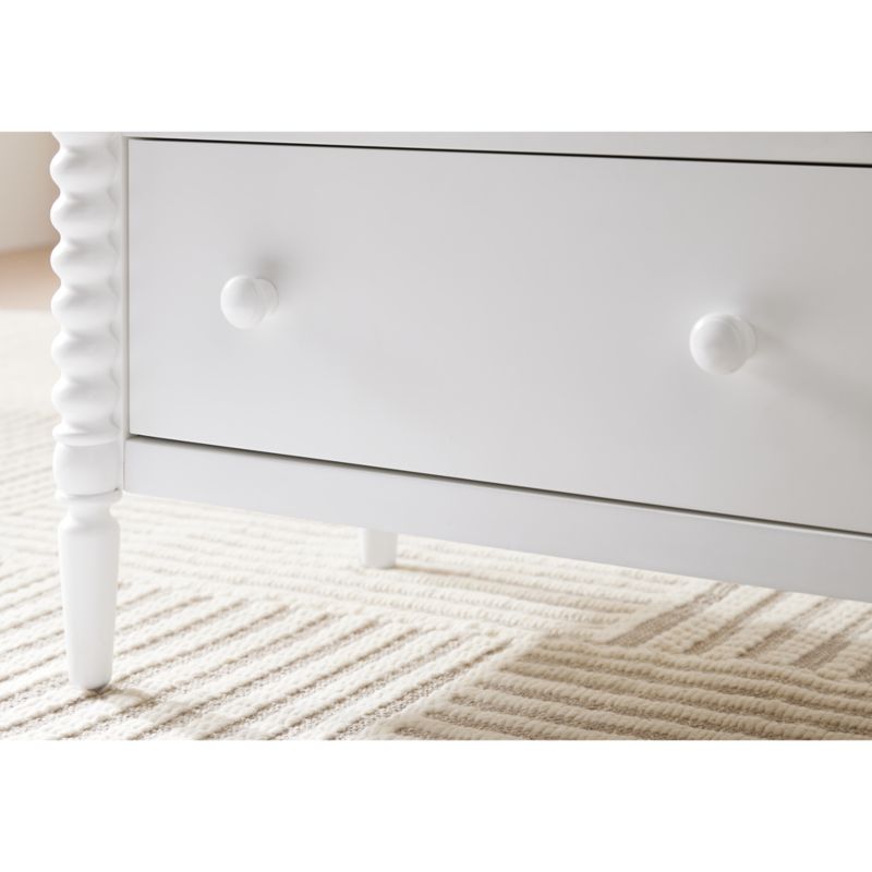 Jenny Lind White Wood Wide 7-Drawer Kids Dresser - image 5 of 12