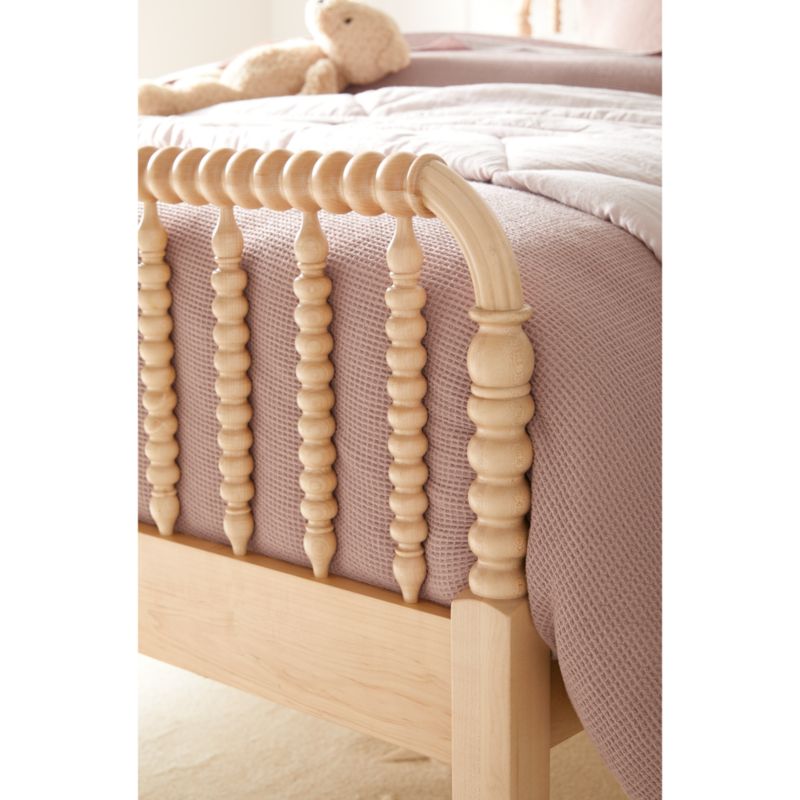 Scoop Classic Mauve Waffle Weave Organic Cotton Kids Full/Queen Duvet Cover - image 7 of 13