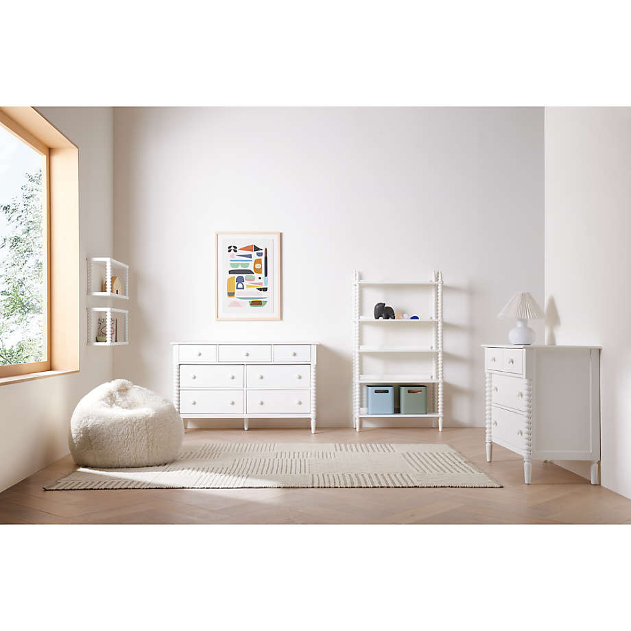 Jenny Lind White Spindle Wood 4 Drawer Kids Dresser Reviews