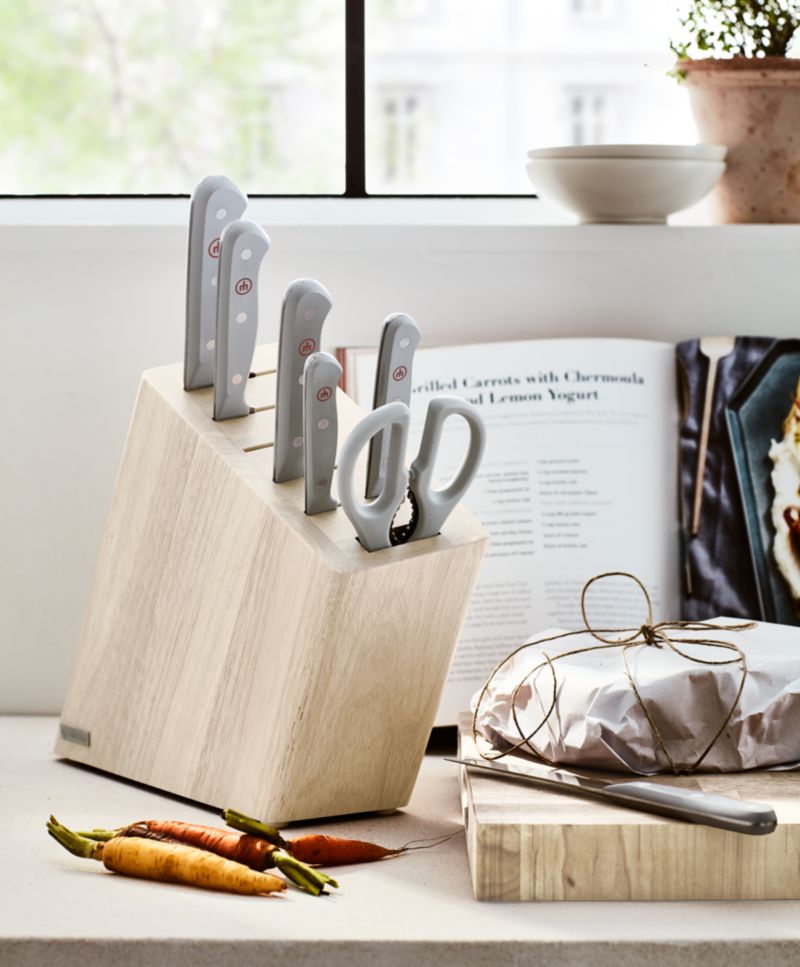 Wusthof ® Gourmet Grey 7-Piece Knife Block Set