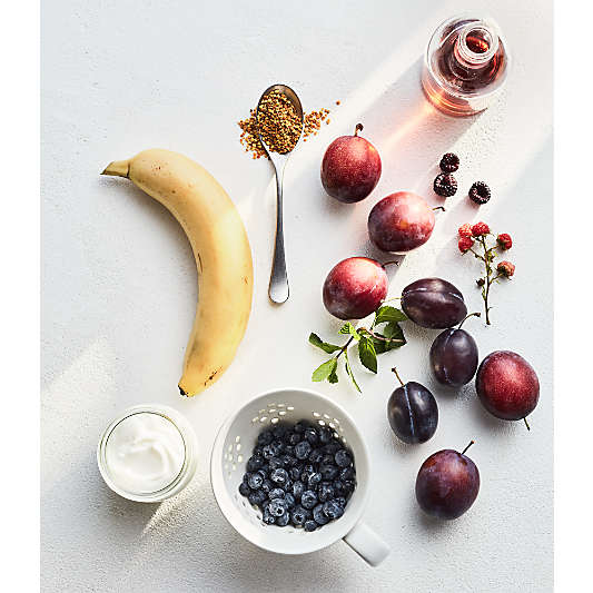 Matte White Berry Colander Mug