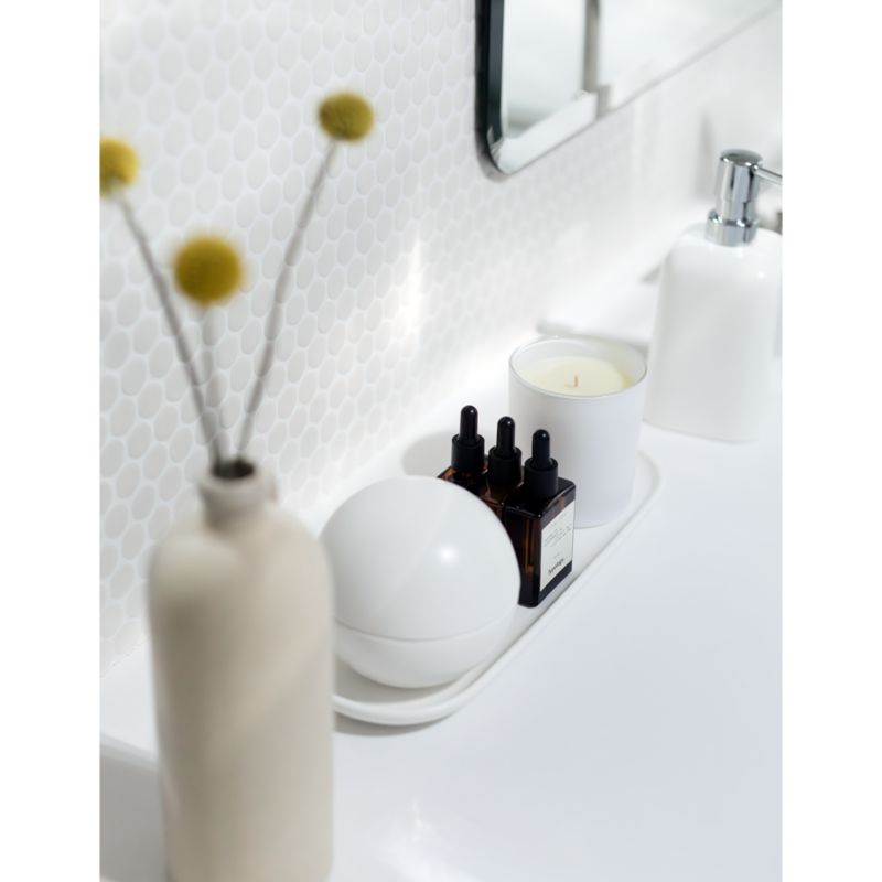 Eli White Ceramic Vanity Tray - image 2 of 7