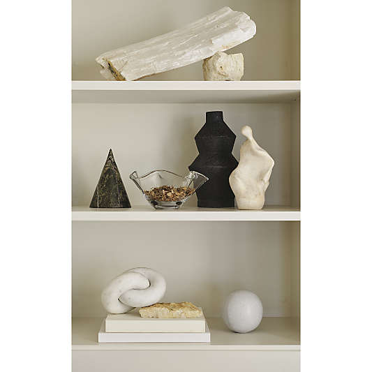 Mila Clear Glass Ruffle 11" Small Bowl