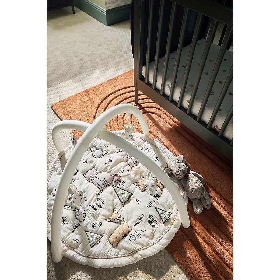 Grey and white baby play gym clearance