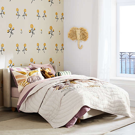 Pismo Natural Upholstered Kids Bed