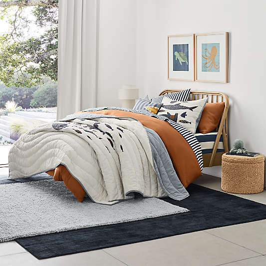 Bodie Spindle Natural Oak Wood Kids Bed