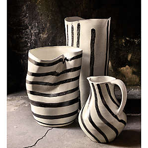 Clyborne Textured White Ceramic Vase 16