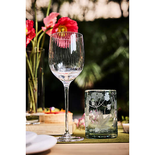 Botanical Studies 8-Oz. Recycled All Purpose Glass by Laura Kim