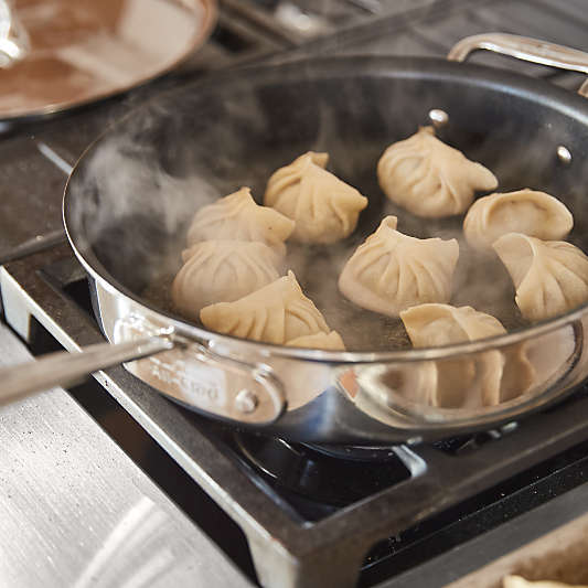 All-Clad ® D3 Stainless Steel 3-Qt. Saute Pan with Lid