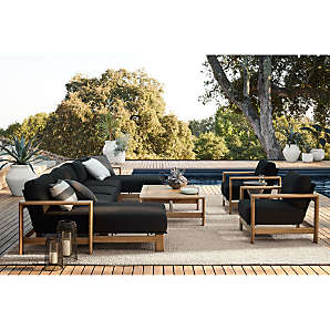 Crate and top barrel outdoor lanterns
