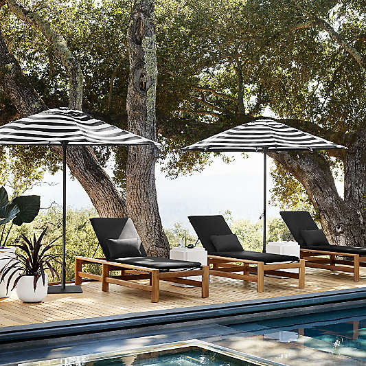 Sunbrella ® Canvas Black Outdoor 20"x13" Pillow