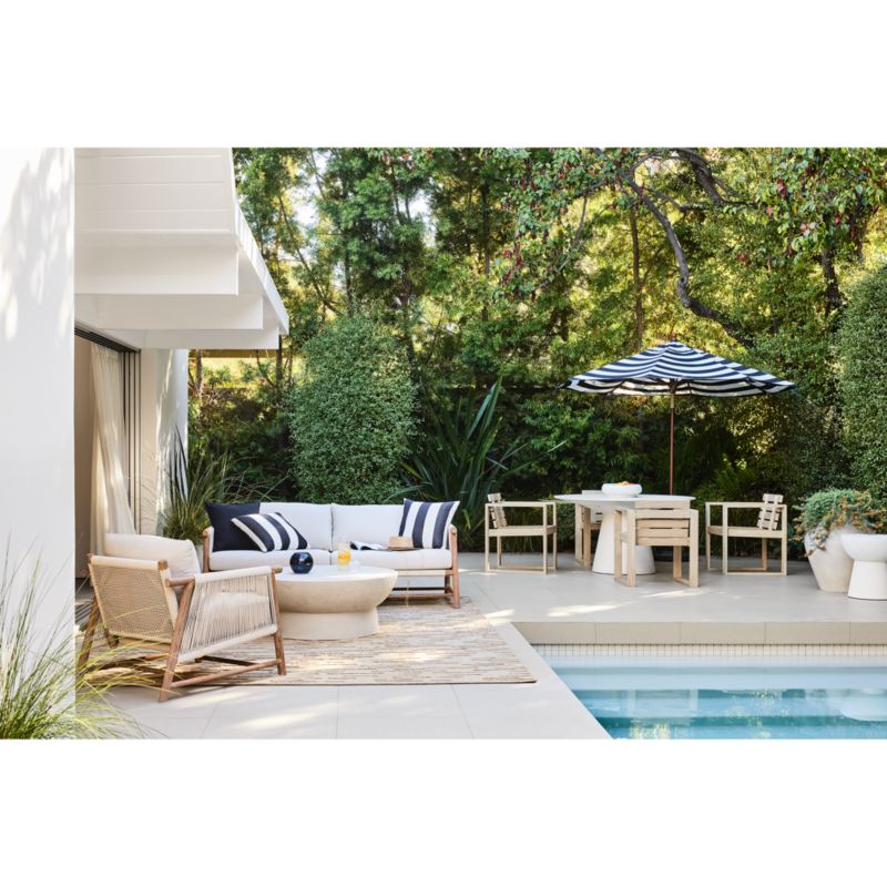 Marfa 40" Outdoor Concrete Coffee Table