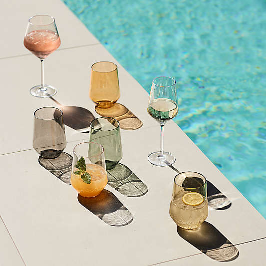 Schott Zwiesel Tour 19-Oz. Multicolor Outdoor Stemless Wine Glasses, Set of 4