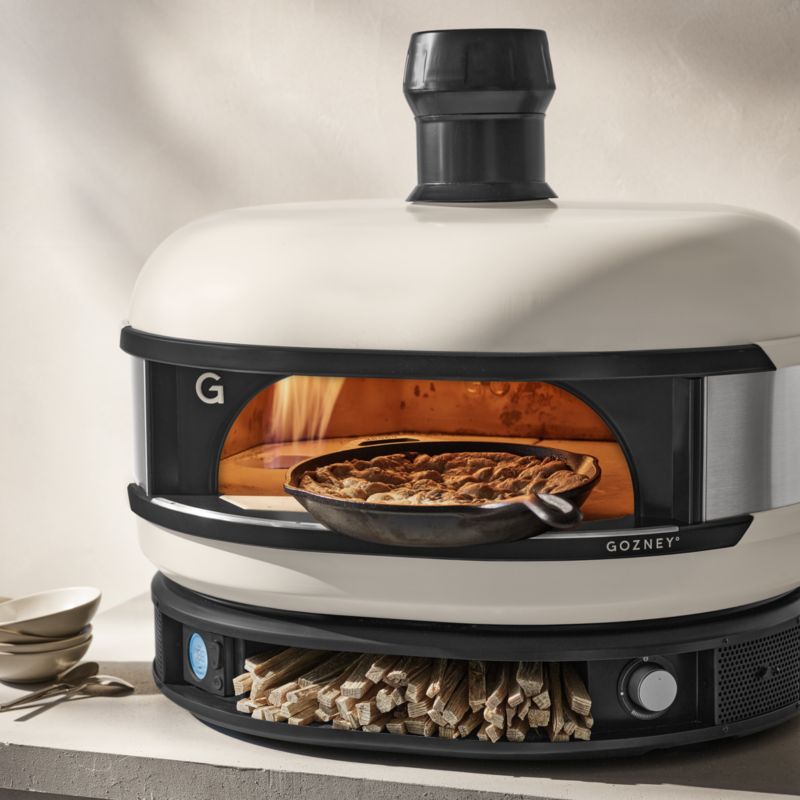 Gozney Dome Dual-Fuel Pizza Oven in Bone + Reviews | Crate & Barrel