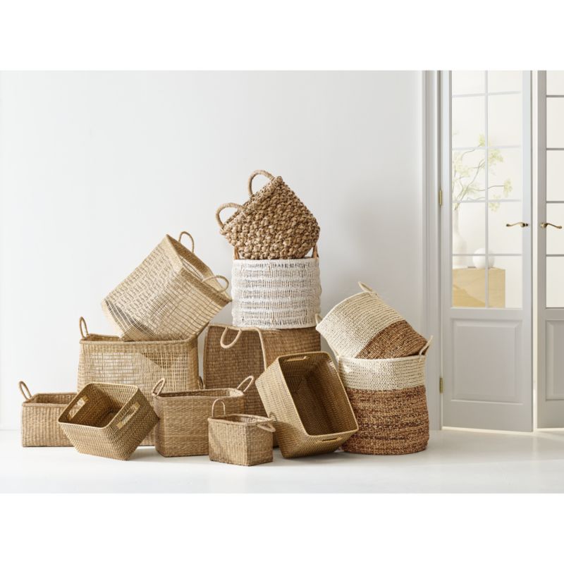 Emlyn Woven Baskets Crate Barrel Canada