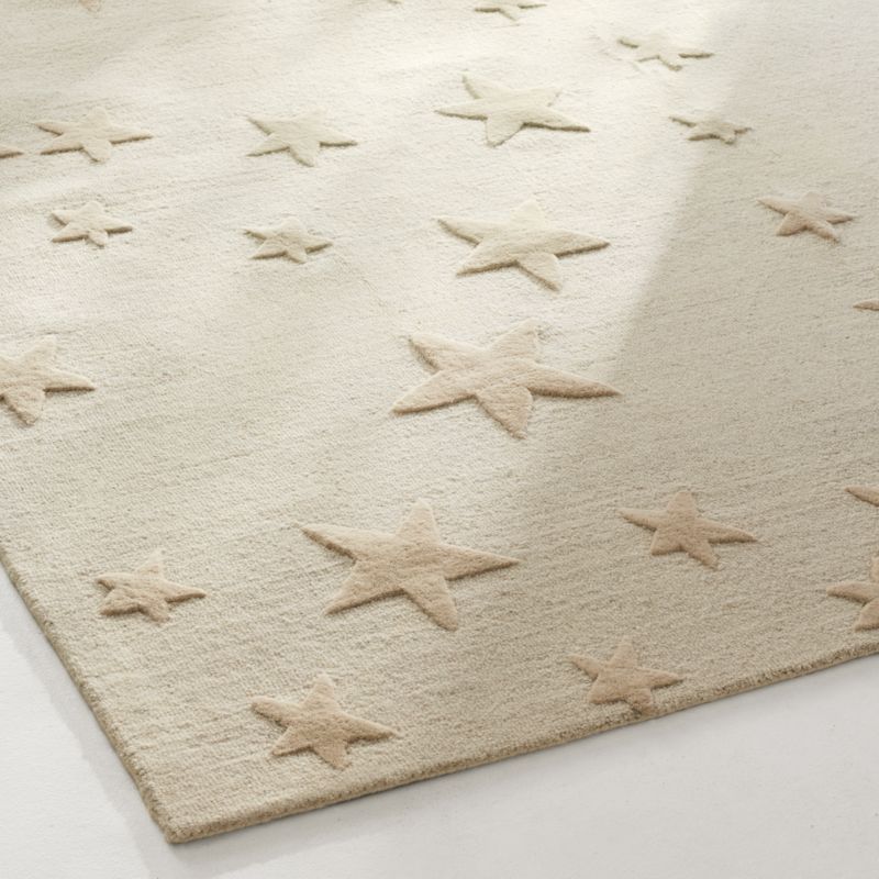 Modern Star Wool Pampas Ivory Kids Area Rug 5'x8' - image 8 of 13