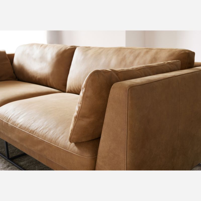 Delancey Leather Sofa 88