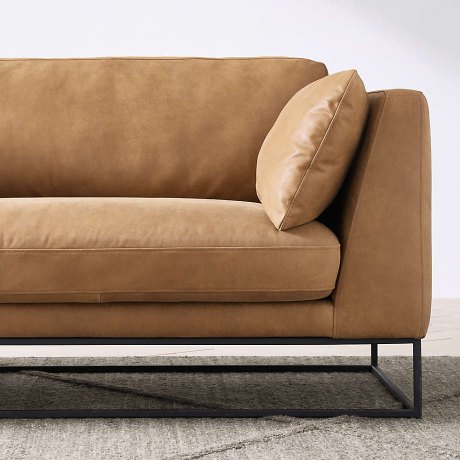 Delancey Leather Sofa 88