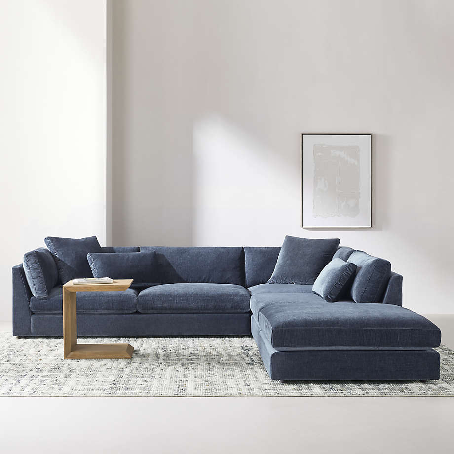 Crate and barrel deals l shaped sofa