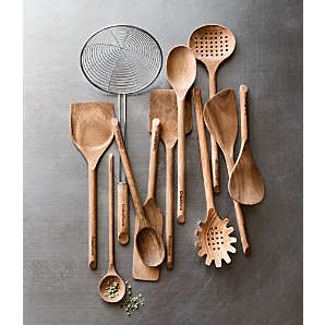 Crate & Barrel Black Nylon Utensils