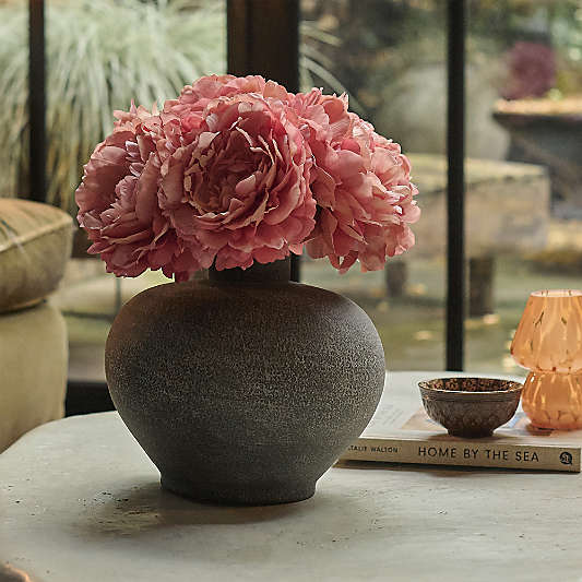 Faux Pink Peony Stem 24" by Abigail Ahern
