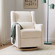 Wally Ivory Boucle Nursery Glider Chair