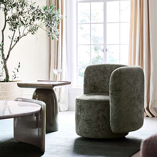 Wills Swivel Accent Chair by Brigette Romanek