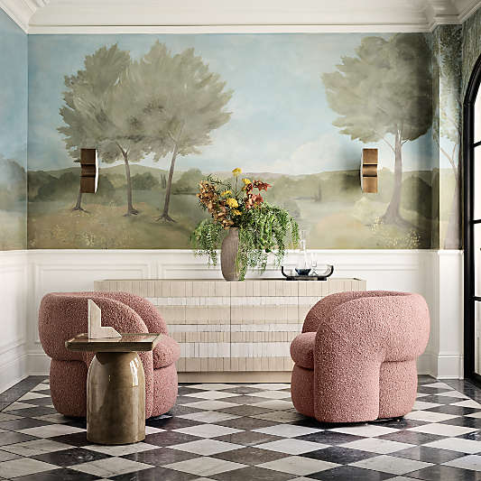 Iso Swivel  Accent Chair by Brigette Romanek