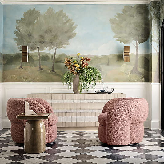 Iso Swivel  Accent Chair by Brigette Romanek