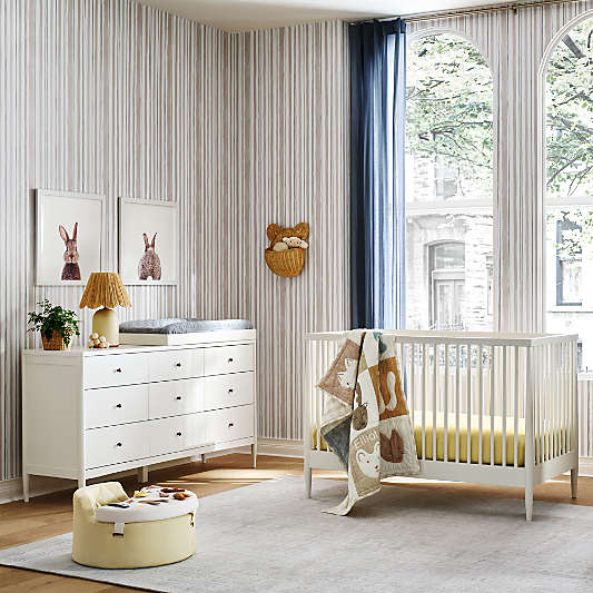 Solid Grid Light Blue Kids Performance Area Rug 6'x9'