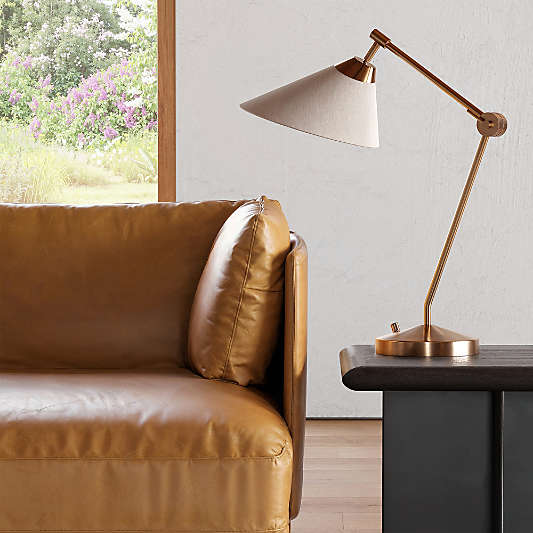 Wells Leather Sofa (73"-105")