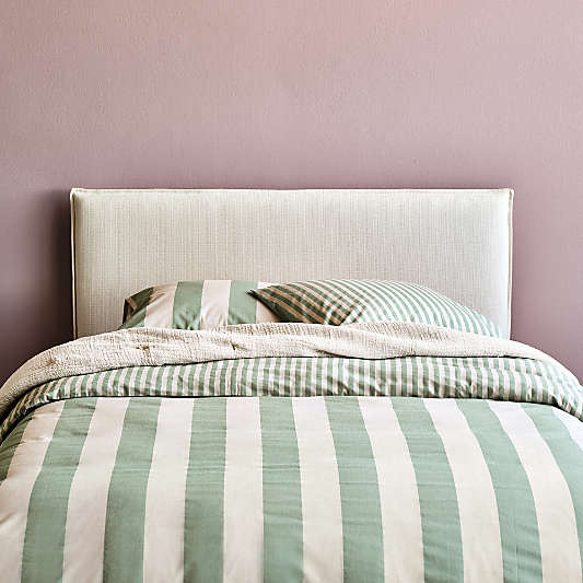 Noa Cream Upholstered Flange Kids Headboard