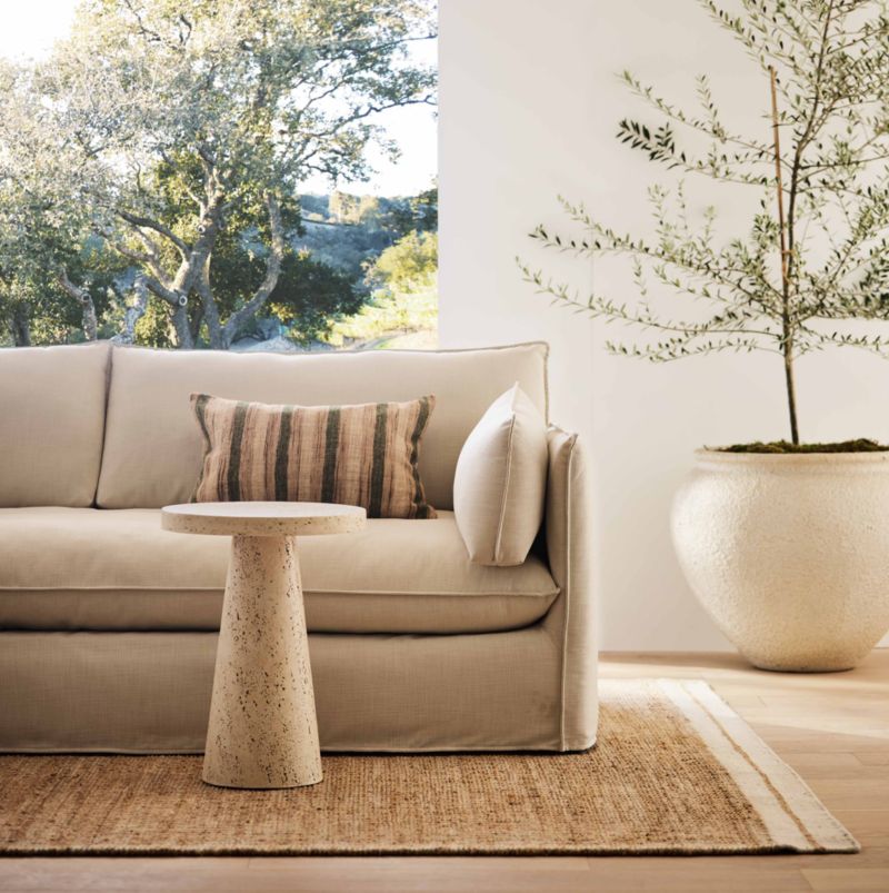 Ophelia 28.7" x 23.62" Natural Large Planter