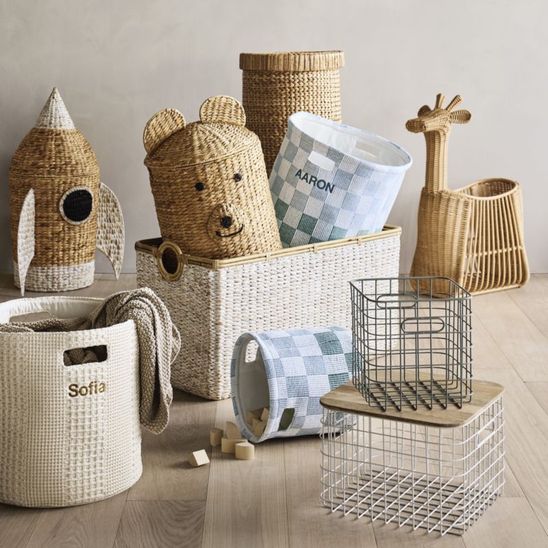 Giraffe Rattan Floor Storage Basket - image 7 of 16