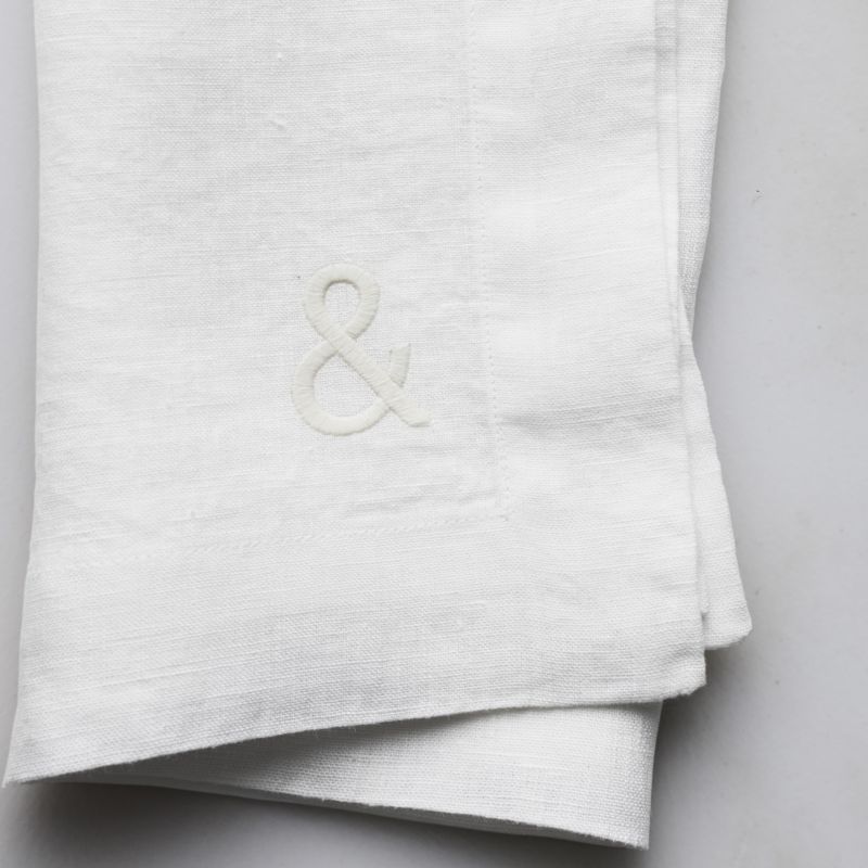 Aspen Crisp White Organic Cotton Napkin - image 2 of 7