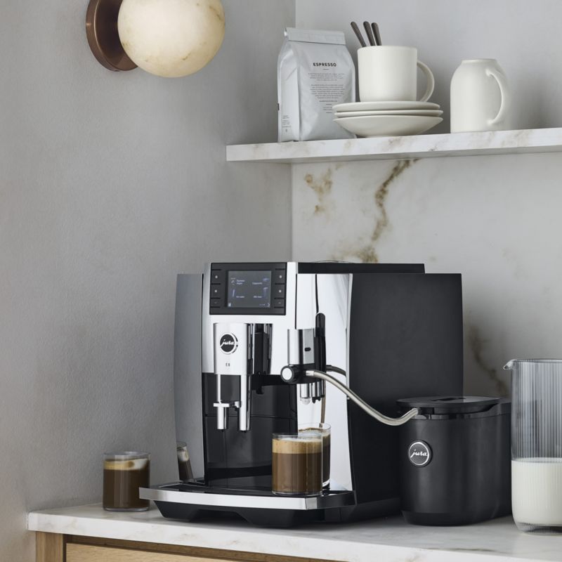 JURA ® E8 Automatic Espresso Machine in Chrome - image 1 of 11