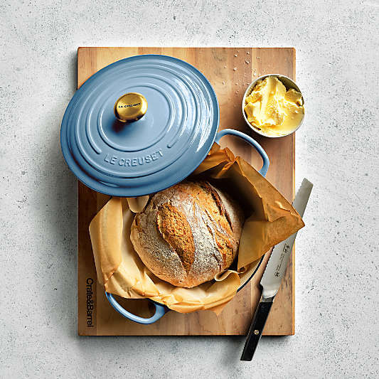 Le Creuset ® Signature 4.5-Qt. Chambray Enameled Cast Iron Dutch Oven