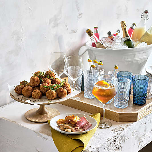 Rhodes 11.5-oz. Blue Textured Double Old-Fashioned Glass