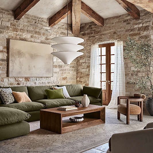 Unwind Slipcovered Left-Arm Chaise Lounge