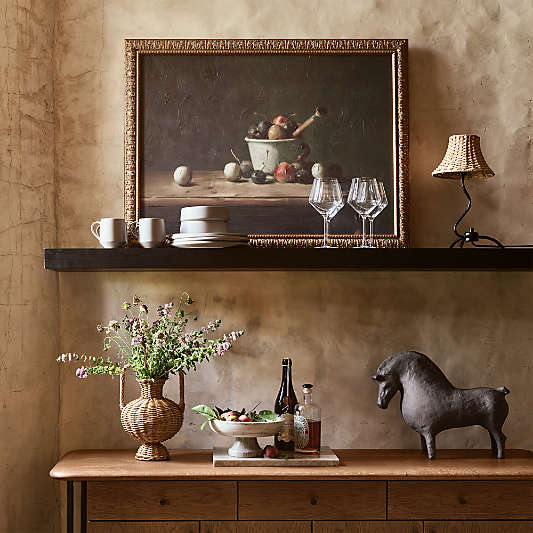 Oversized Metal Horse Decorative Sculpture 14"