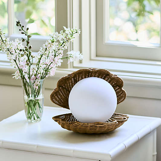 Iris Clam Shell Table Lamp by Jake Arnold