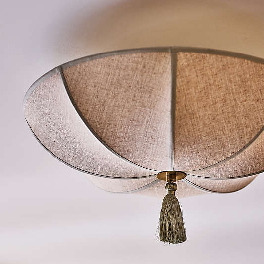 Bates 24" Semi Flush Ceiling Light by Jake Arnold