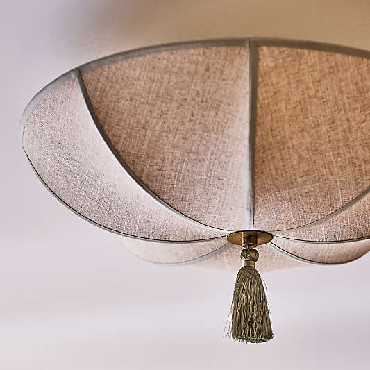 Bates 24" Semi Flush Ceiling Light by Jake Arnold