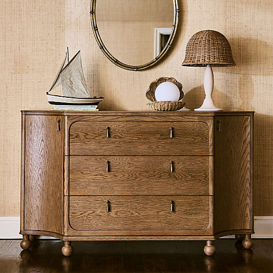 Ivy Cast Metal Bamboo-Style Mirror by Jake Arnold