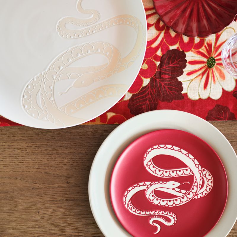 Year of the Snake Stoneware Salad Plate - image 2 of 4