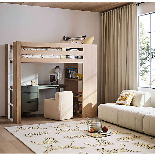 Little Leopards Hand-Tufted Wool Kids Area Rug 8'x10'