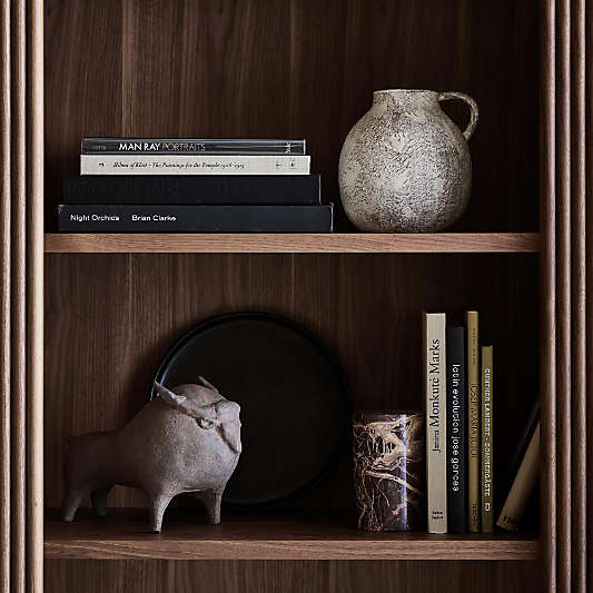 Large Metal Buffalo Decorative Sculpture 9"