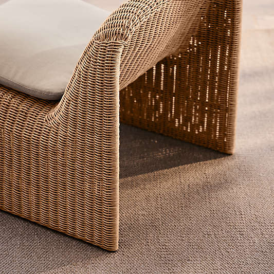Ipanema Wicker Outdoor Lounge Chair with Cushion