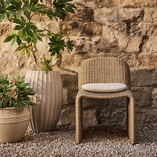 Ipanema Wicker Outdoor Dining Chair with Cushion